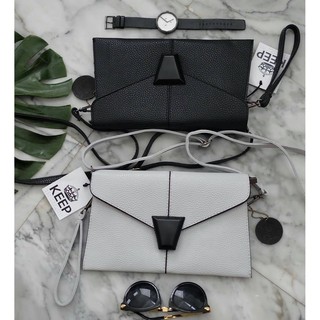 กระเป๋าสะพาย KEEP Clutch bag with strap รุ่นหายาก