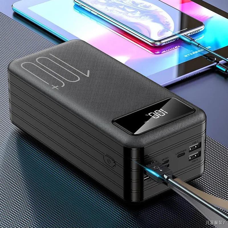 ✾❄✼100000mAh Power Bank for Xiaomi Huawei iPhone Samsung Powerbank Portable Charger External Battery Pack Power Bank LED