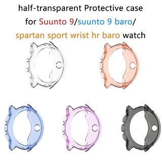 Tpu เคสซิลิโคนกันกระแทก สีใส สําหรับ Suunto 9 / 9 Baro / Spartan