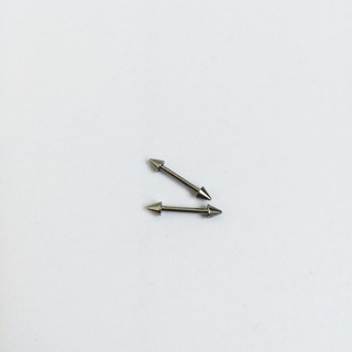 จิวหูสแตนเลสแท้ก้าน 1.2 mm (ไม่ลอก)