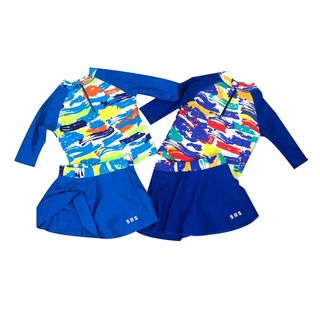 SBS SWIMWEAR | ชุดว่ายน้ำเด็กทูพีชกระโปรงผู้หญิง1-5 ขวบ S-13223