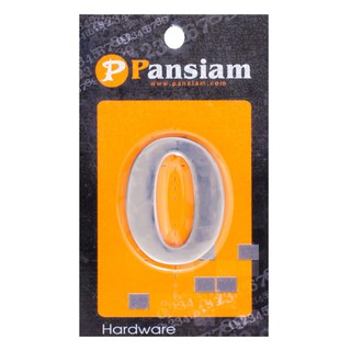 The symbol ARABIC NUMBER PANSIAM #0 AN-050 50MM STAINLESS STEEL Sign Home &amp; Furniture สัญลักษณ์ ตัวเลขอารบิค #0 PANSIAM