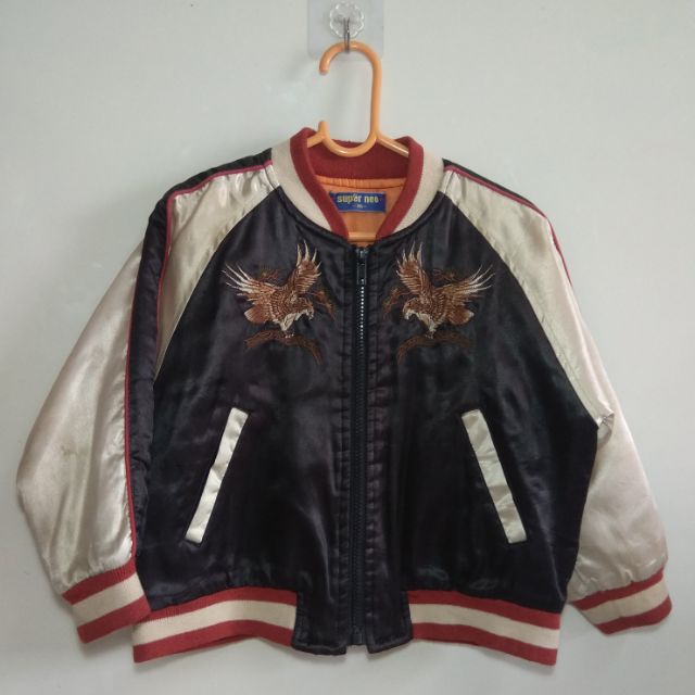 Japan 🇯🇵เสื้อแจ็คเก็ตปักญี่ปุ่นเด็ก Sakujan เสื้อคลุมญี่ปุ่น  เสื้อเด็ก