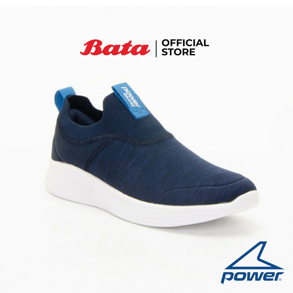 Bata Power Men's Sport Walking Shoes รองเท้าผ้าใบสนีคเคอร์สำหรับเดินของผู้ชาย รุ่น Breeze Torus สีน้ำเงิน 8189943