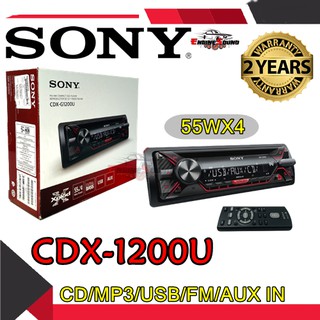 สินค้าขายดี!!!SONY CDX-G1200U วิทยุติดรถยนต์ วิทยุ1DIN CD MP3 USB REMOTE สั่งด่วน สินค้ามีจำนวนจำกัด