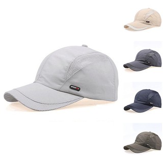 หมวกแฟชั่น FashionUnisex รองเท้าสบาย ๆ ตาข่ายด่วน Dry Adjust กอล์ฟกีฬา OutdoorBaseball Cap Hat