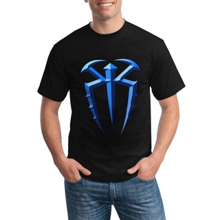 GILDAN เสื้อยืด พิมพ์ลายโลโก้ Wwe Roman Reigns หลากสี สไตล์โรมัน