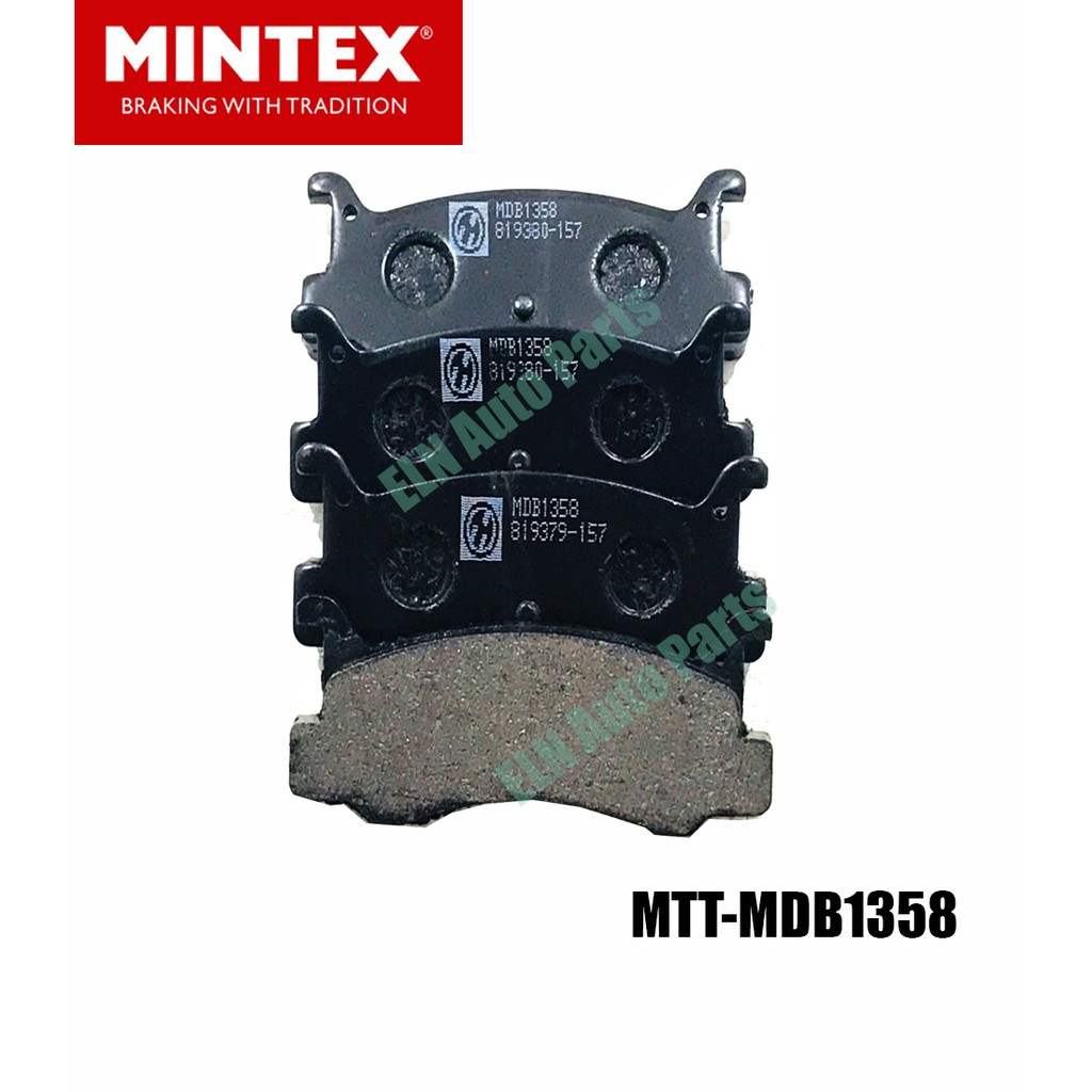 Mintex ผ้าเบรคหลัง (ของอังกฤษ) (brake pad) MAZDA 323 GLX Colour Key (FWD) Typ.BF ปี 1985-1989, 323 S