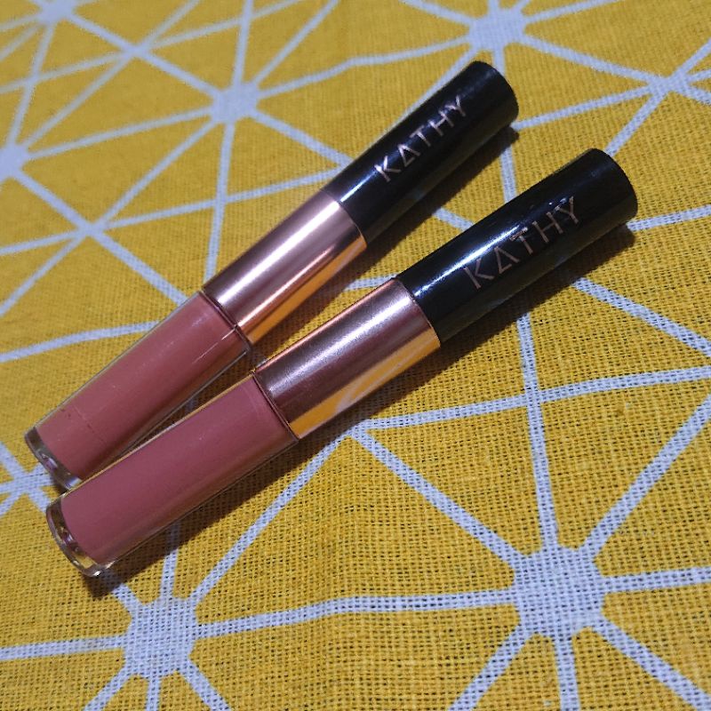 ลิป Kathy ลิป กระแต ลิป Duo Matte & Shine 04 Seoul และ 09 Las vegas
