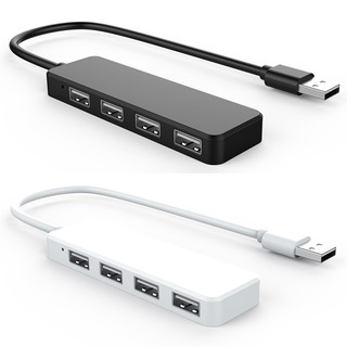 ฮับ Usb 4 - Port Usb 2 . 0 แบบบางพิเศษสีขาว