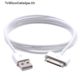 【TrillionCatalpa】สายชาร์จ สายซิงค์ข้อมูล USB สําหรับ iPhone 4 4S 3G iPad