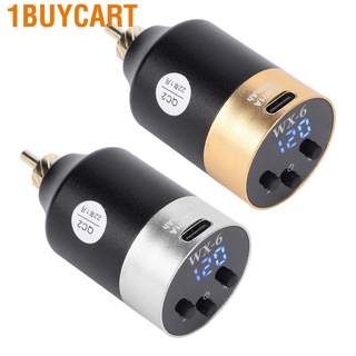 1buycart Tattoo Battery  5-12V 1300mAh Wireless Power Supply RCA Port Digital Display for Salon