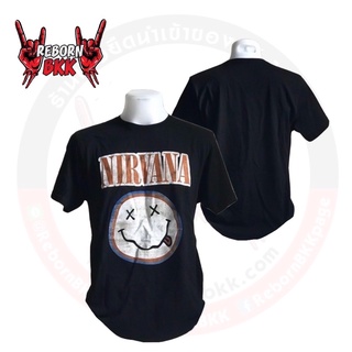 เสื้อยืดแฟชั่น เสื้อวง Nirvana ลิขสิทธิ์แท้100%