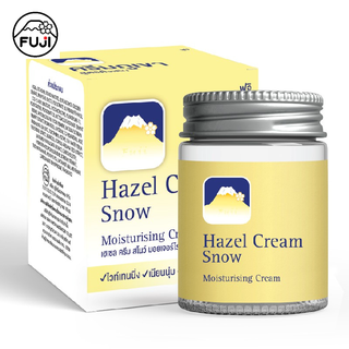 ฟูจิ เฮเซล ครีม สโนว์ มอยเจอร์ไรซิ่งครีม 50 ก. (แบบขวด) FUJI HAZEL CREAM SNOW MOISTURISING CREAM 50 G ครีมภูเขาเฮสลีน