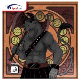 ยางปิงปอง Spinlord Minotaur ฟองน้ำสีฟ้า เม็ดกึ่ง