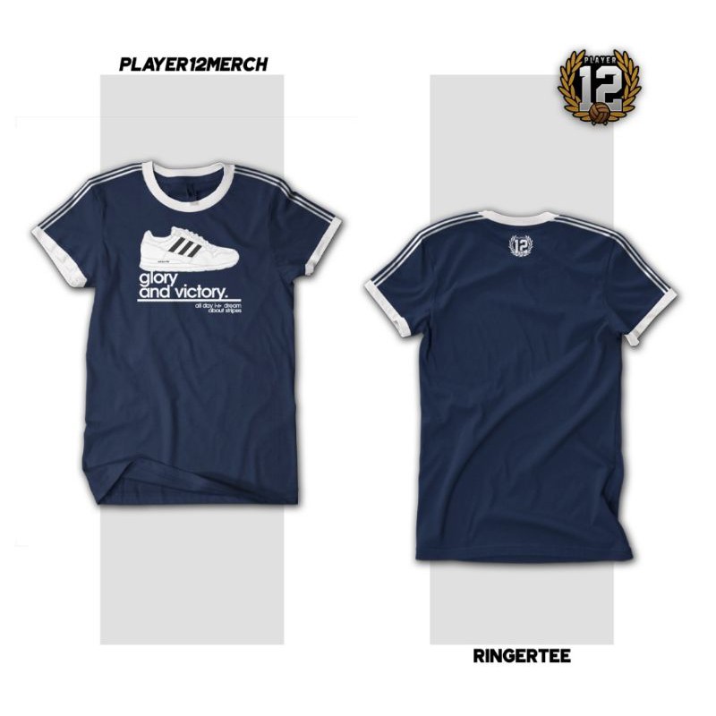 [RINGER TEE] GLORY & VICTORY - PLAYER12 MERCH