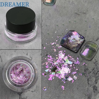 【Dreamer】ผงกลิตเตอร์ผงโครเมี่ยมสําหรับตกแต่งเล็บอายแชโดว์เมฆ Diy