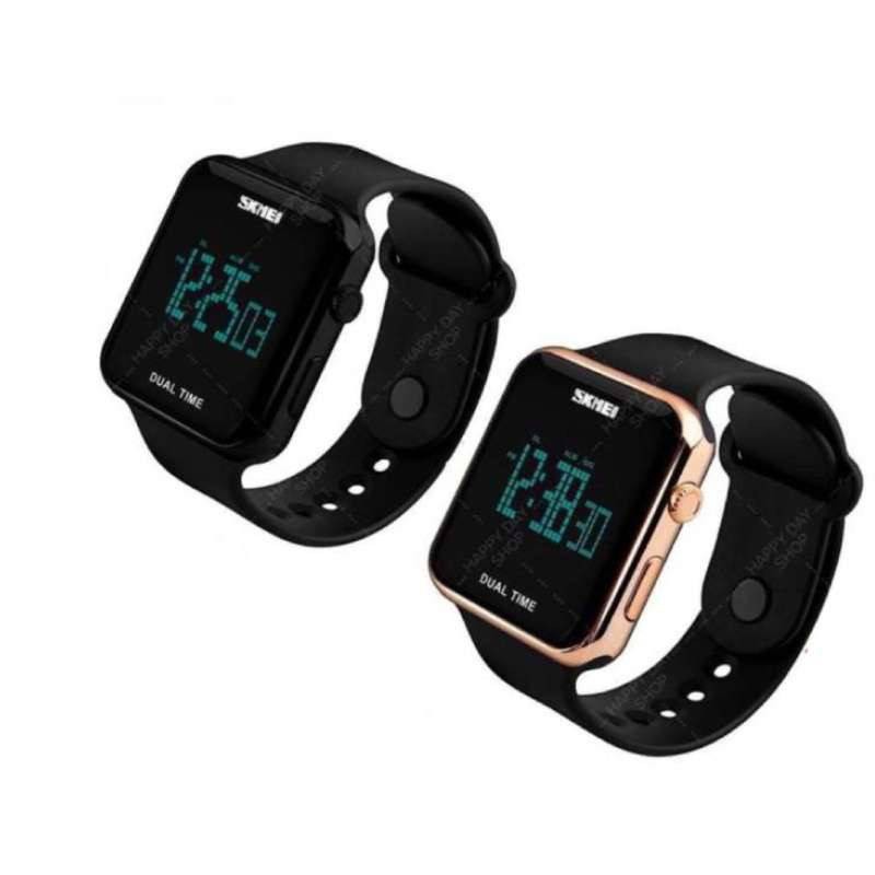 [ซื้อ 1 แถม 1 ของแท้ 100%] SKMEI นาฬิกาข้อมือ ใส่ได้ทั้งชายหญิง สายเรซิ่น SK-1271 ตั้งเวลาไทยให้ ฟรีกล่องพร้อมสาย