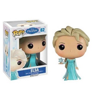 Funko POP Frozen 82 Elsa ตุ๊กตาฟิกเกอร์แอกชัน ของเล่นสําหรับเด็ก