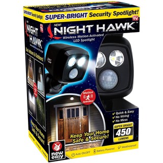 Night hawk ไฟเซนเซอร์อัจฉริยะ เปิดปิดไฟอัตโนมัติ ความสว่างสุด