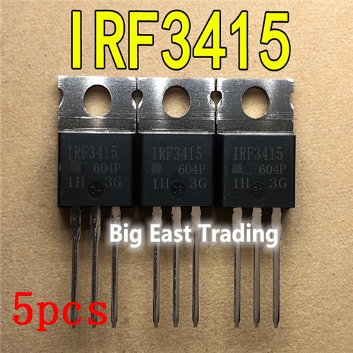 มอสเฟต IRF3415 TO-220 150V 43A รับประกันคุณภาพ 5 ชิ้น