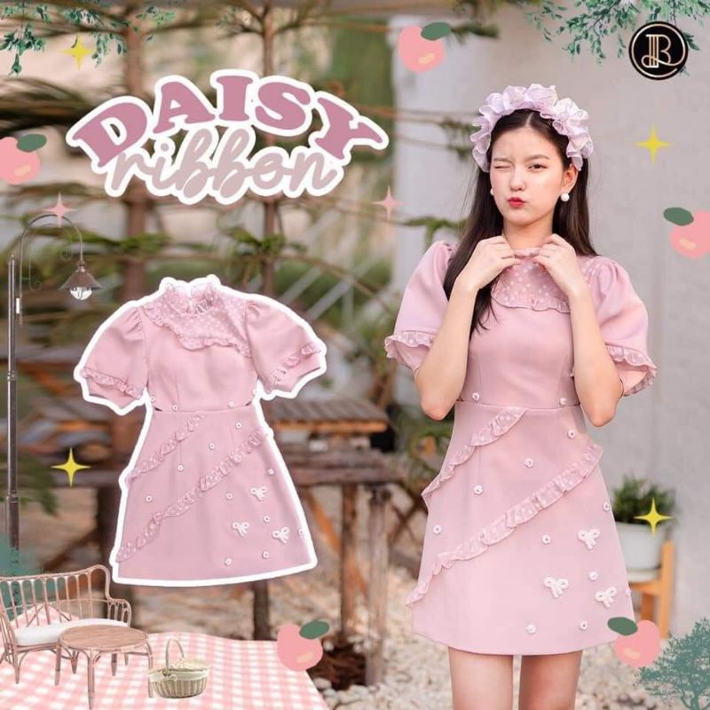 BLT BLAND:DAISY ribbon sz.xs