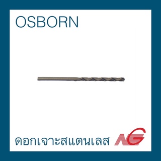 ดอกสว่านเจาะสแตนเลส OSBORN 2 mm. - 4 mm. ราคาต่อ 1 ดอก price per piece