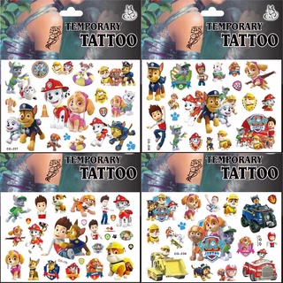 พร้อมส่ง แทททู Tattoo Paw Patrol สติ๊กเกอร์