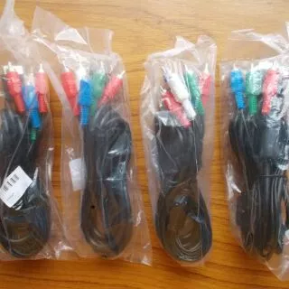 สายคอมโพเนนท์ PS2 PS3 ยาว 1.8 เมตร ภาพชัดกว่าสายเอวี ส่งไว ส่งจาก กทม.HD Component AV Video-Audio Cable Cord For PS2 PS3