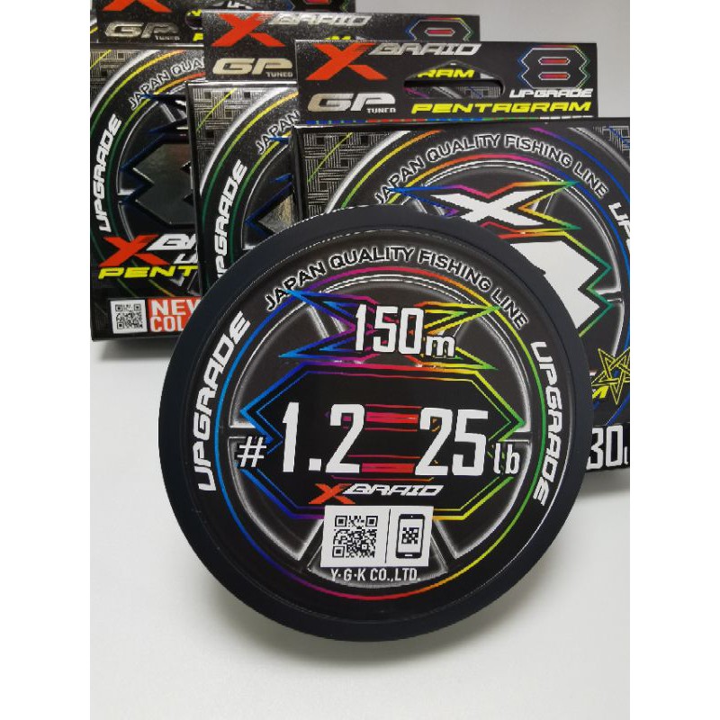 สาย​ Pe​ YGK​ X​ braid upgrade​ pentragram