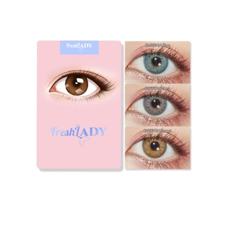 (COD)Freshlady Dna Taylor STARSHINE คอนแทคเลนส์ สีอ่อน บิ๊กอาย สำหรับแต่งหน้า 2 ชิ้น