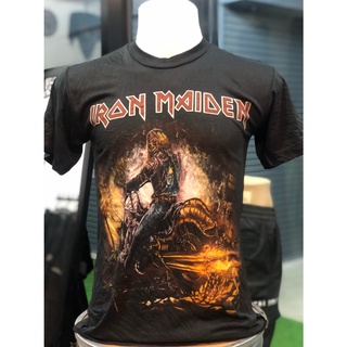 สไตล์มินิมอล IRON MXIDEN เสื้อวงดนตรี ร็อคต่างประเทศ เสื้อชาวร็อค เสื้อtour would เสื้อสไตล์วินเทจ ไม่มีตะเข็บขาง คนดัง