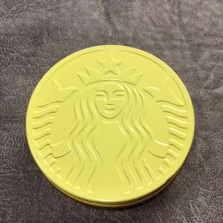 Starbucks Logo Tin Box Yellow Color