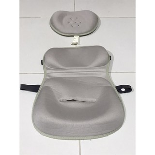 เบาะรองรถเข็นเด็ก Car seat สีเทา มีฟองน้ำรองก้น ลำตัวและศีรษะ ยี่ห้อ Docco Seat (สภาพ 98%) คัดพิเศษ