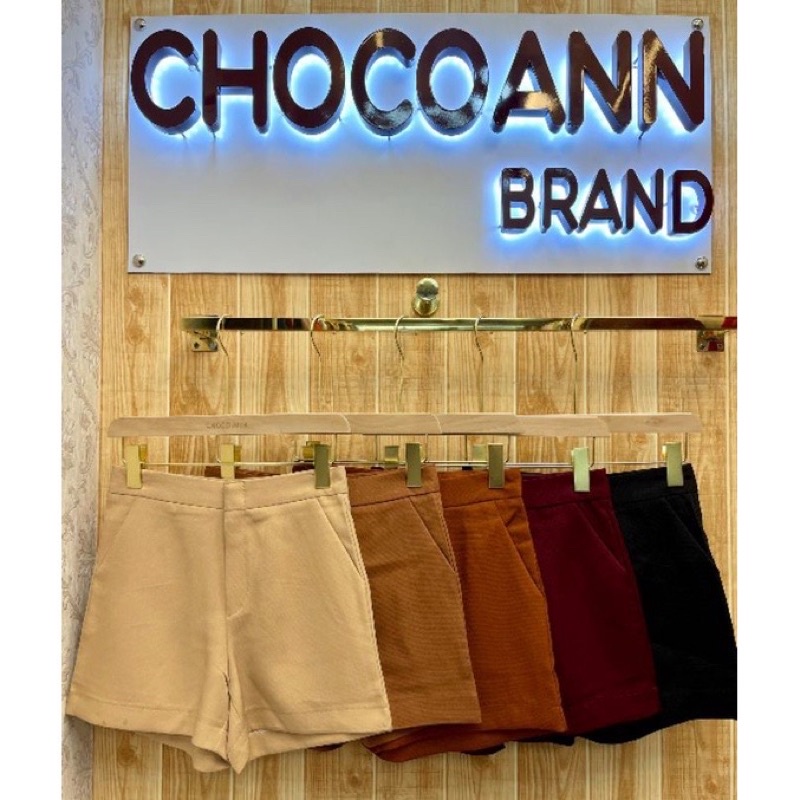 Sh01 CHOCO ANN ZIPPER HOTPANS IMPR BANGKOK SHORTS