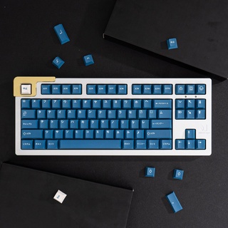 Gmk WOB KATAKANA ปุ่มกดคีย์บอร์ด 130 คีย์ DYE-SUB สไตล์ญี่ปุ่น สําหรับคีย์บอร์ด Mechanical