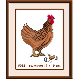 ไอแอมครอสติช iamcrossstitch DIY รหัสTmini-068 18x20 cm. ชุดอุปกรณ์งานฝีมือปักครอสติชครบชุด