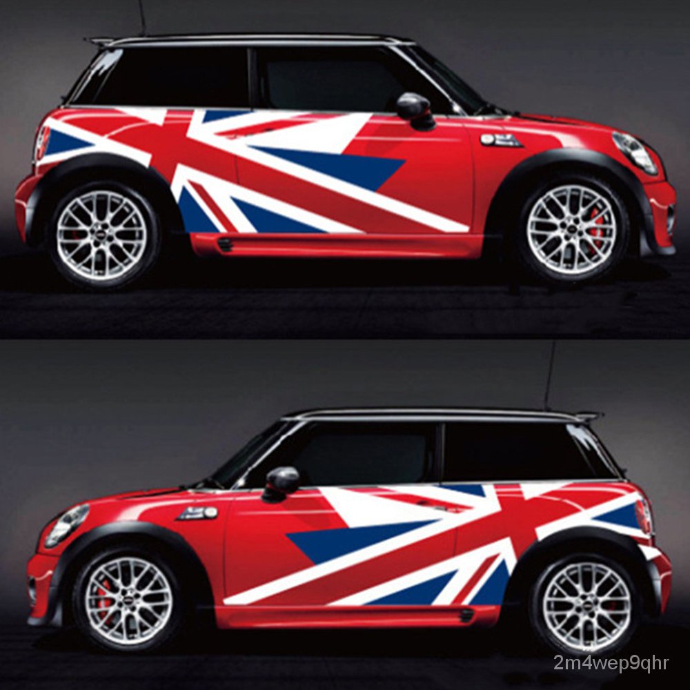 Union Jack Car Exterior Door Side Body Stickers Decal For MINI Cooper ...