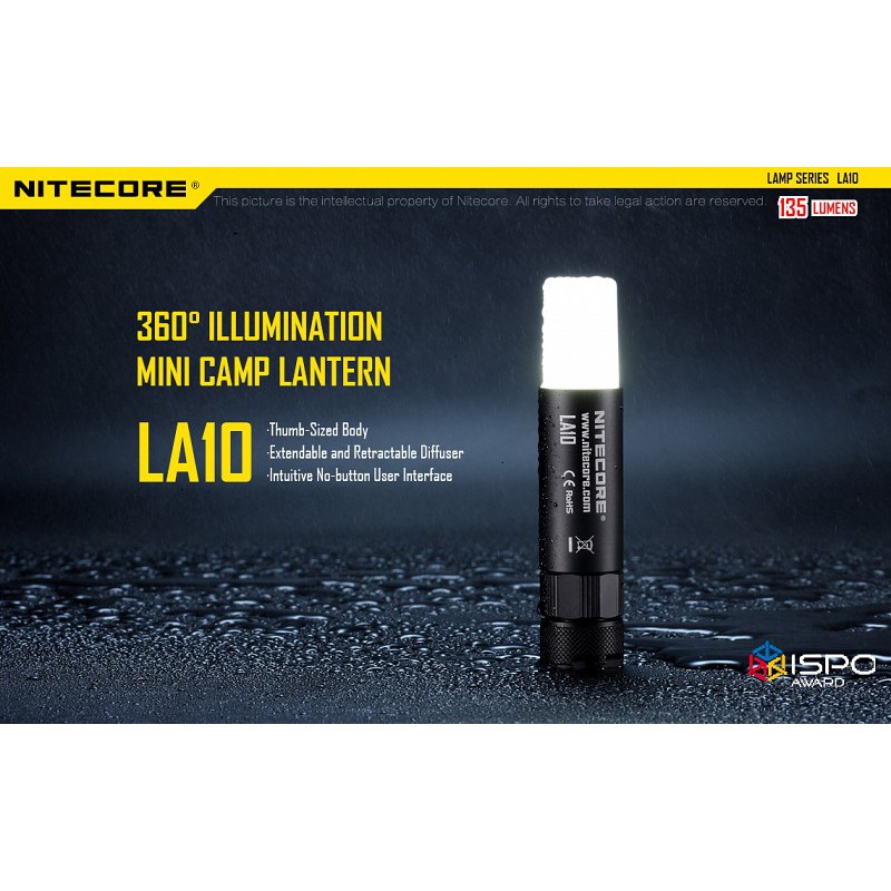 ไฟฉายตะเกียง Nitecore LA10 สินค้าตัวแทนในไทยมีประกัน 3 ปี