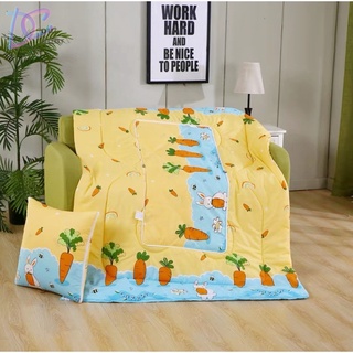 d_coutdoor หมอนผ้าห่ม ลายน่ารักเนื้อผ้าดี หมอนผ้าห่มลายแมวน่ารัก ขนาดผ้าห่ม 3.5 ฟุด