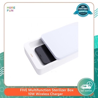 [ พร้อมส่ง ] FIVE Multifunction Sterilizer Box 10W Wireless Charger - กล่องฆ่าเชื้อ UV