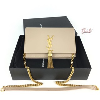 brandmekeerati กระเป๋า  
[ In-Stock] •• New•• YSL Chain Wallet 01