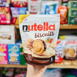 นูเทลล่า บิสกิต Nutella Biscuits บิสกิตนูเทลล่า สอดไส้ครีมช็อกโกแลต 304g. exp 25.01.2024