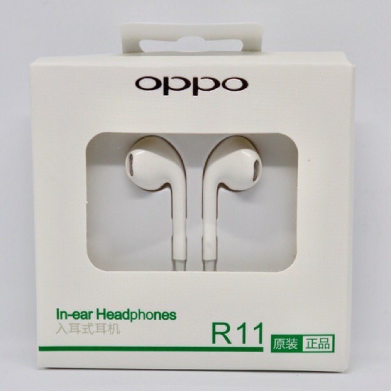 หูฟัง OPPO แท้ half In-ear Headphones  for R9s r9s plus R11 plus A57 R7 R9 A59 A77
