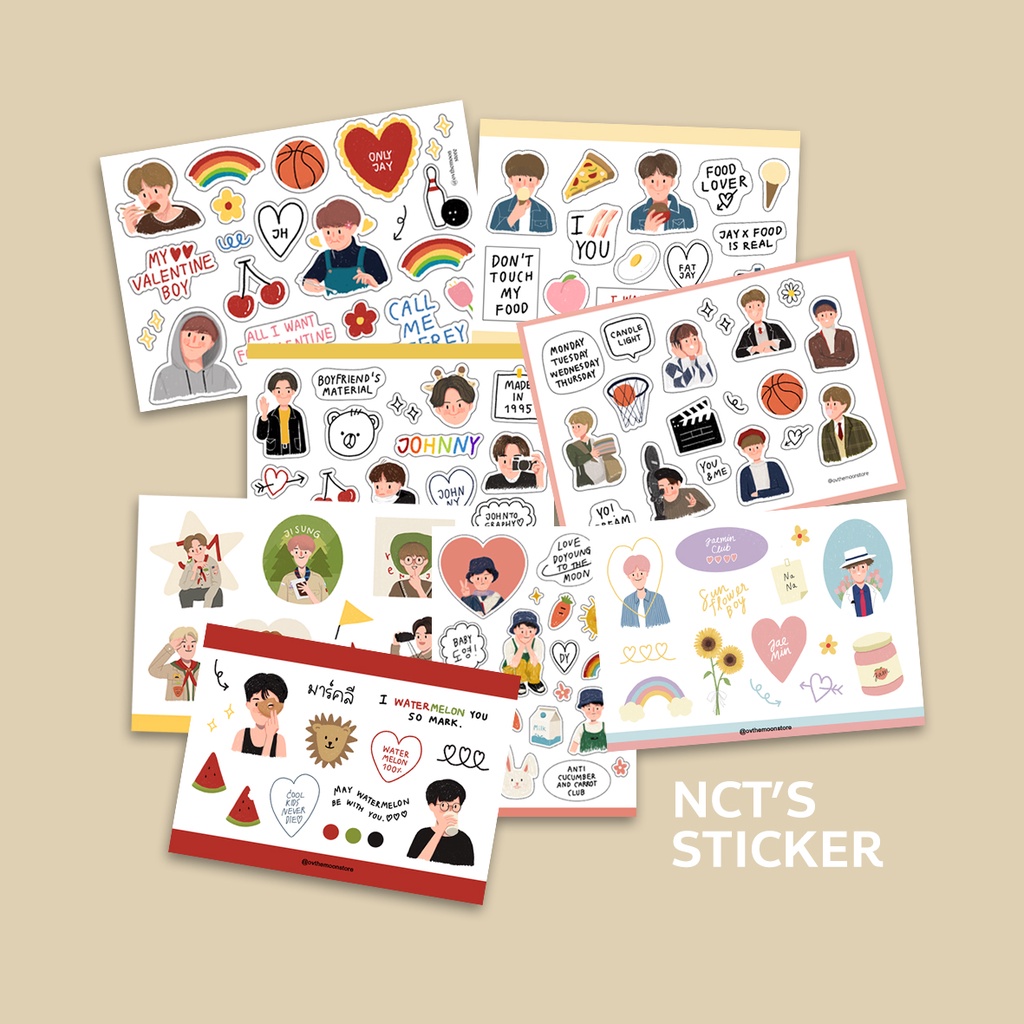 NCT's STICKER - สติ๊กเกอร์ nct ver.A