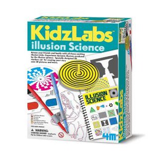 4Mชุดของเล่นสำหรับเสริมสร้างทักษะ KIDZ LABS ILLUSION SCIENCE