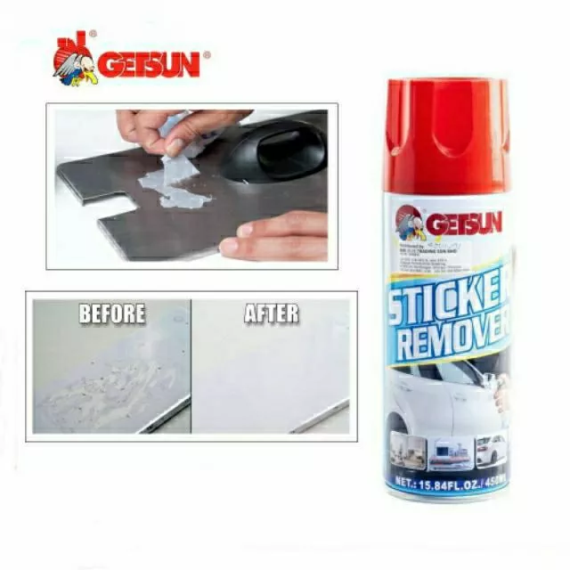 Sticker Remover สเปรย์ล้างคราบสติ๊กเกอร์ (ขนาด 450ml.) สเปรย์ล้างคราบกาว น้ำยาลอกกาว ลอกสติกเกอร์ thumbnail 5