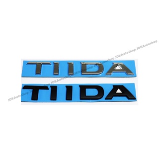 ป้ายโลโก้ นิสสัน TIIDA ขนาด 2.5 x 17 cm. สำหรับ นิสสัน TIIDA มี 2 สีให้เลือก