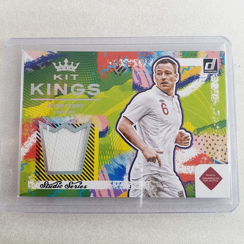 ชิ้นส่วนเสื้อ John Terry / Panini Kit kings / Chelsea / England / การ์ดนักฟุตบอล การ์ดฟุตบอล Topps D
