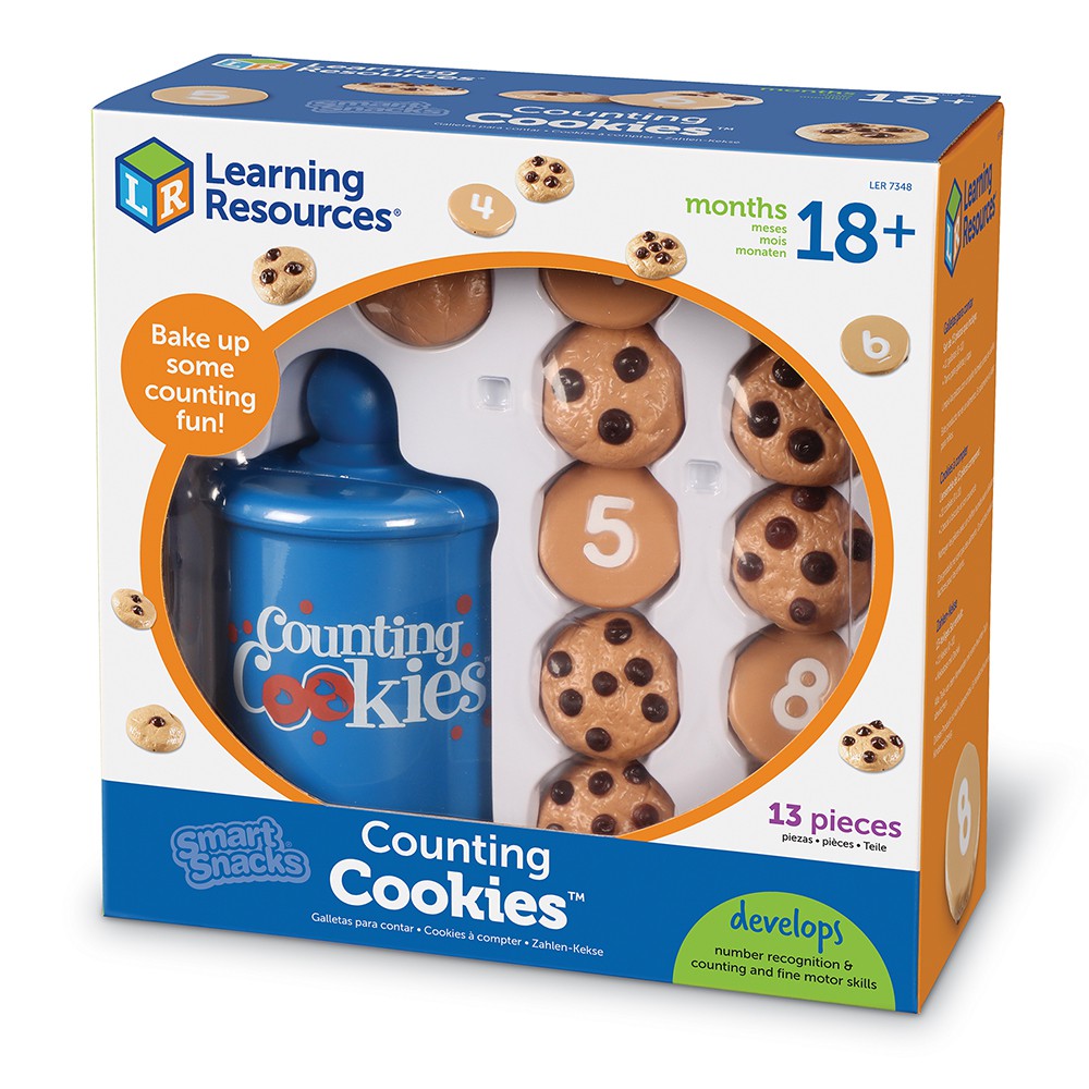 [อายุ 18เดือน+] 	SMART SNACK COUNTING COOKIES [Learning Resources]
